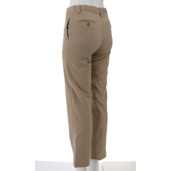 NWT LANDS' END BOY'S TAILORED STAIN RESISTANT CHINO PANTS KHAKI 16 UNHEMMED - Picture 4 of 7